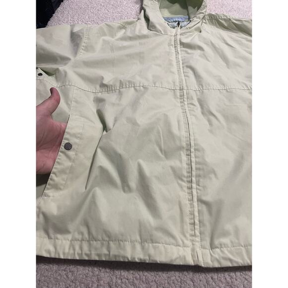 Pacific Trail Women's Plus Size 1x Button Long Sleeve Hooded Jacket Light Green - Picture 3 of 13